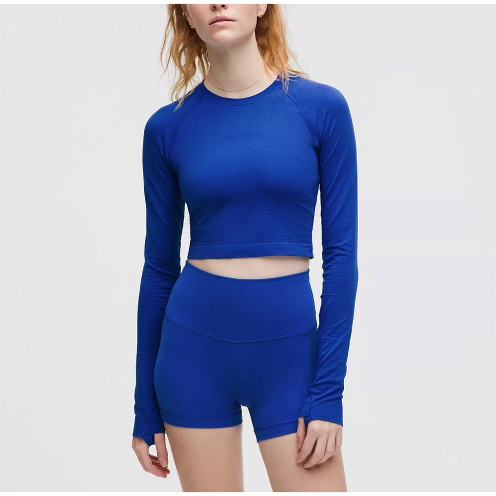 BRAND NEW Lululemon Swiftly Tech Cropped Long-Sleeve Shirt 2.0